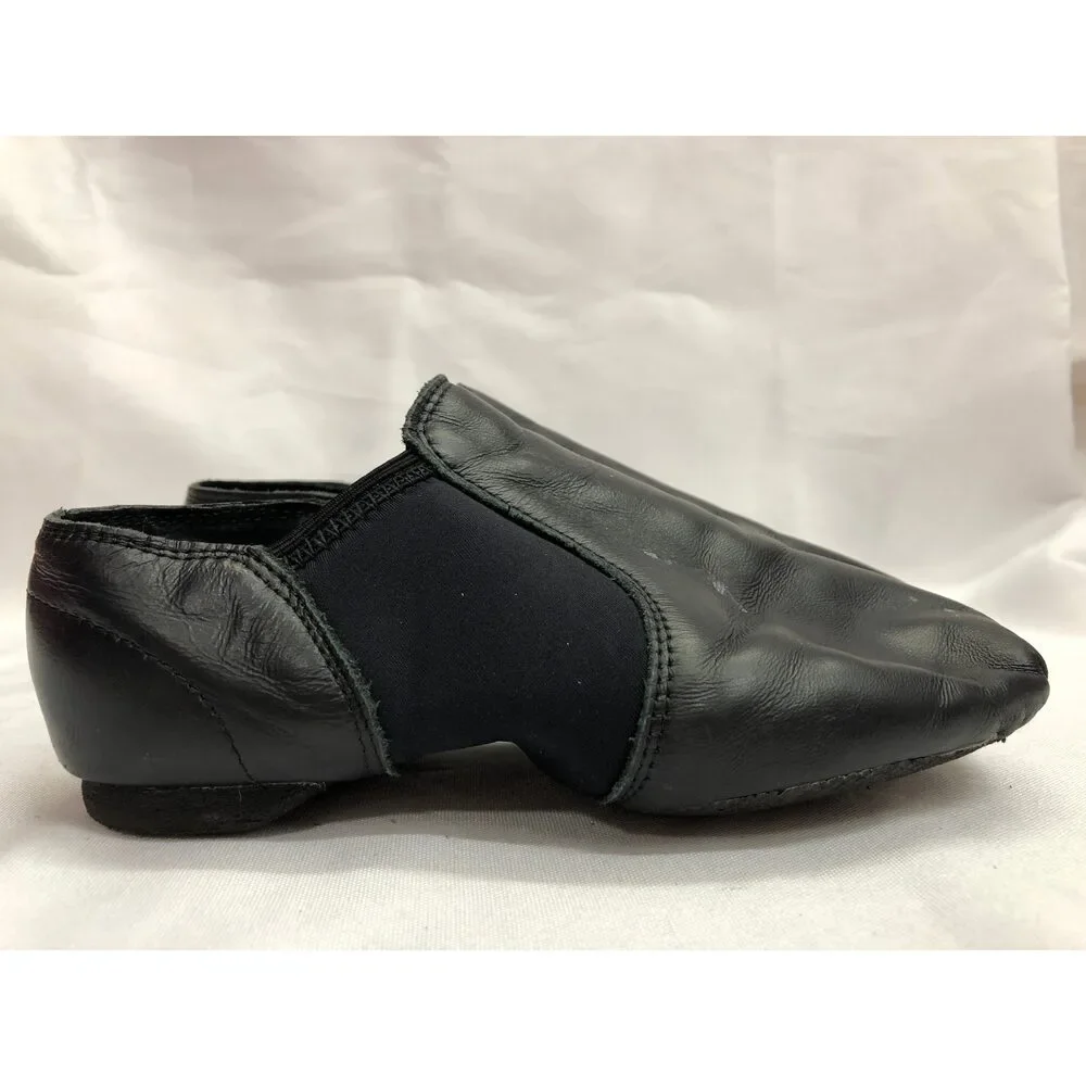 Pre-Owned Dance Dance Shoes Balera Child 3M Side Elastic Leather Slip On